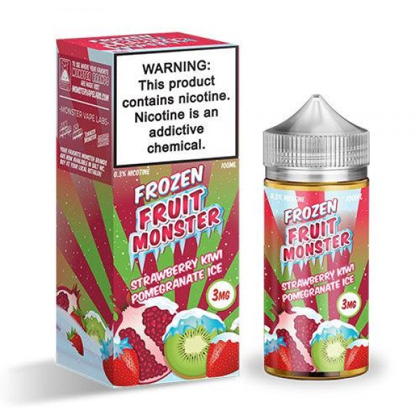 Frozen Fruit Monster Strawberry Kiwi Pomegranate Ice by Jam Monster 100ml