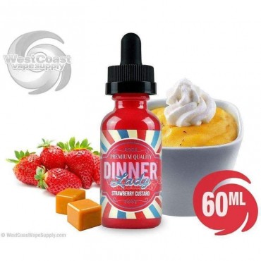 Strawberry Custard Ejuice by Dinner Lady 60ml