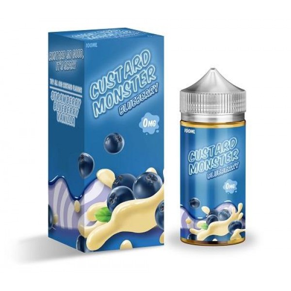 Custard Monster Blueberry Custard by Jam Monster 100ml