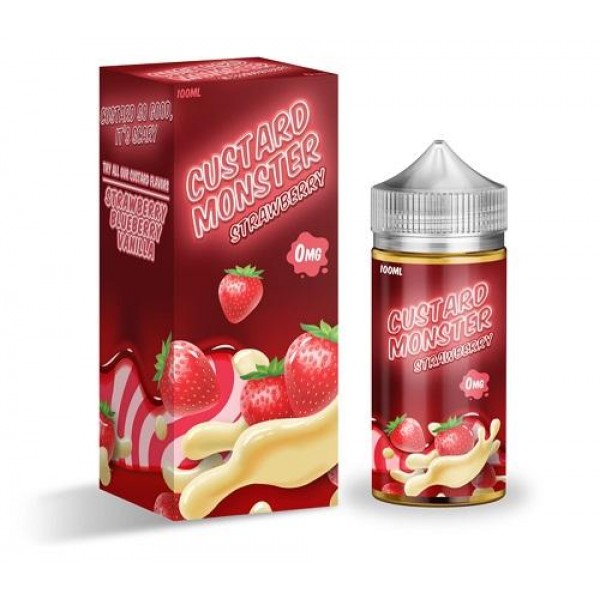 Custard Monster Strawberry Custard by Jam Monster 100ml