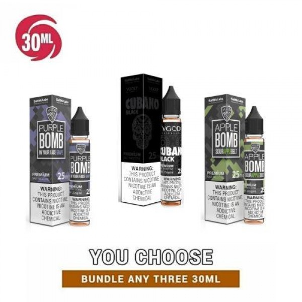 VGOD Salt Nic Collection 30ml Pick 3 Bundle (90ml)