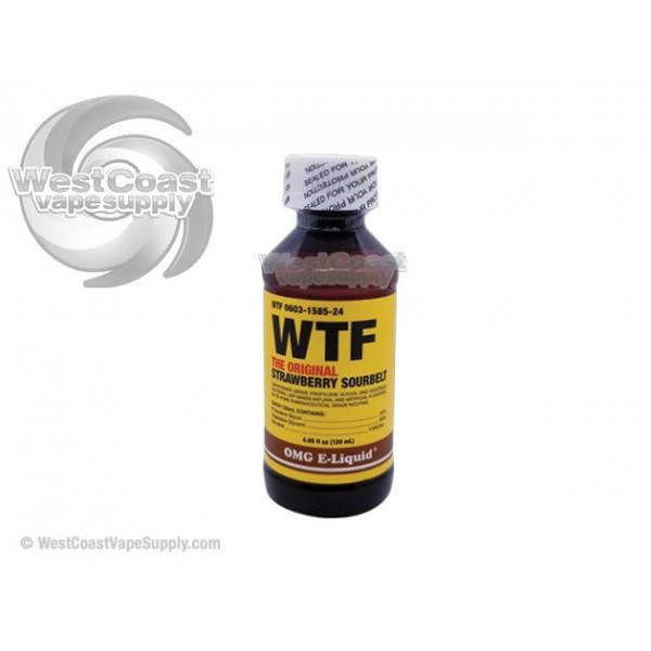 WTF Strawberry Sour Belts by OMG E-liquid 120ml