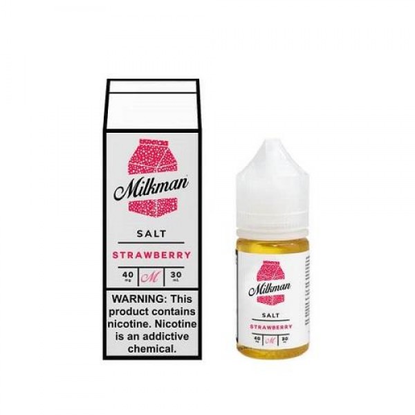 The Milkman Salt Strawberry ICED Vape Juice 30ml