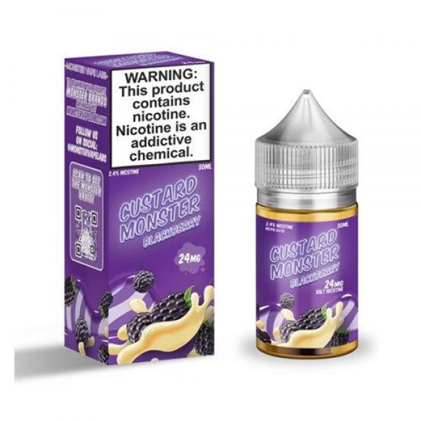 Custard Monster Blackberry by Jam Monster SALT 30ml