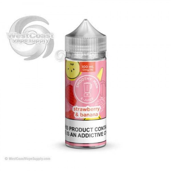 Smoothy Man Strawberry Banana Ejuice 100ml